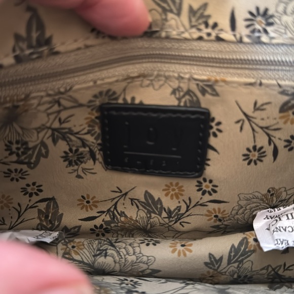 Joy Susan Bag Black Aria Ring Wrist Clutch Crossbody Vegan Leather - Picture 6 of 8